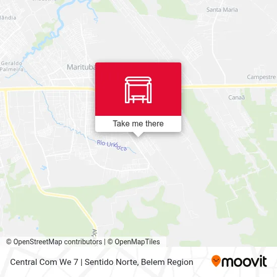 Central Com We 7 | Sentido Norte map