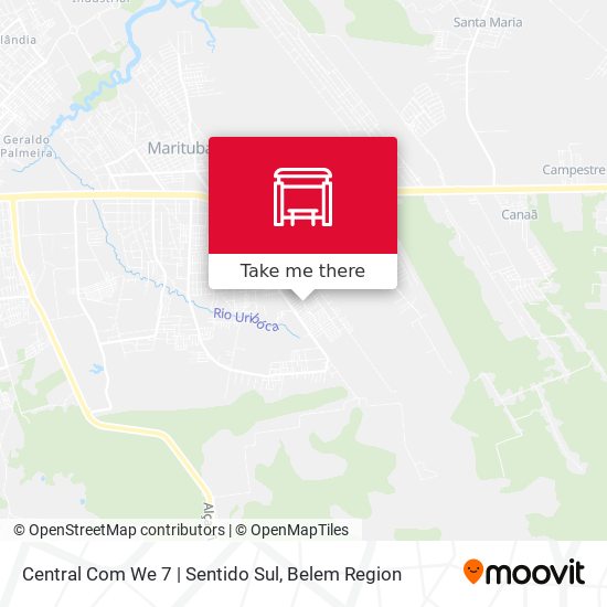 Central Com We 7 | Sentido Sul map