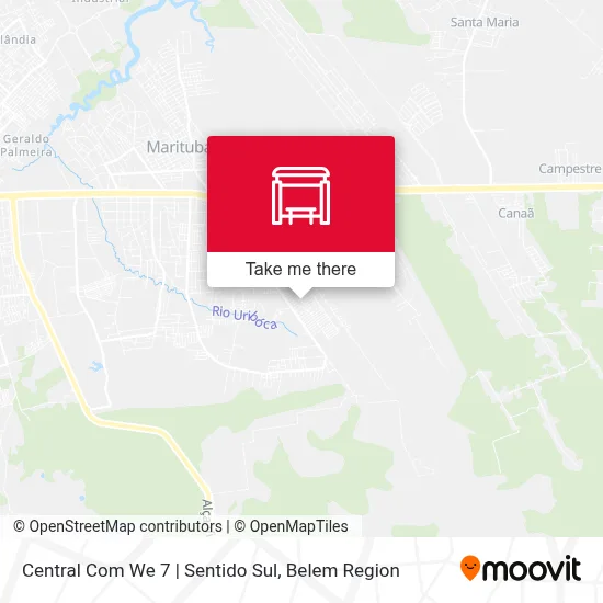 Central Com We 7 | Sentido Sul map