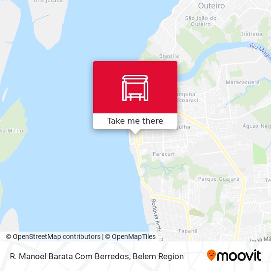 R. Manoel Barata Com Berredos map