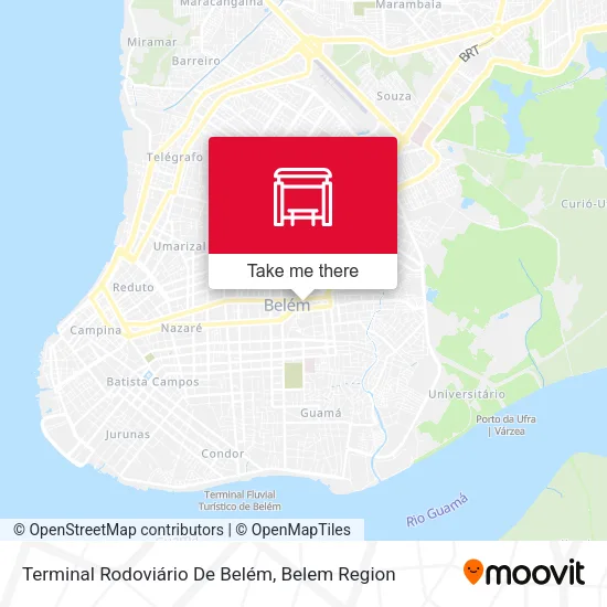 Terminal Rodoviário De Belém map