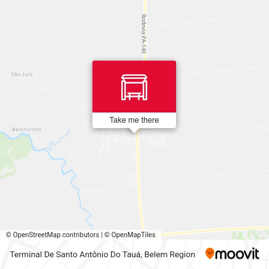 Terminal De Santo Antônio Do Tauá map