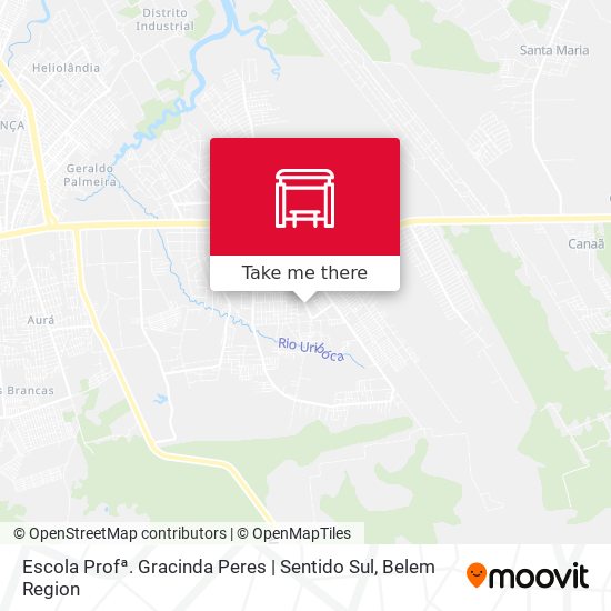 Mapa Escola Profª. Gracinda Peres | Sentido Sul