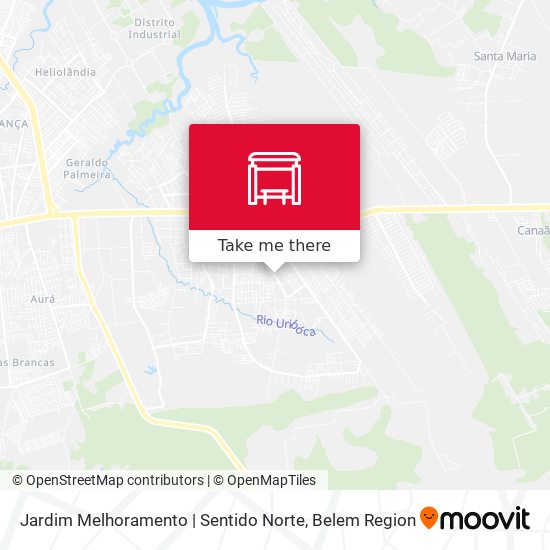 Mapa Jardim Melhoramento | Sentido Norte