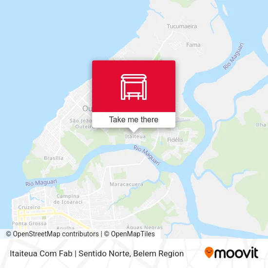 Itaiteua Com Fab | Sentido Norte map
