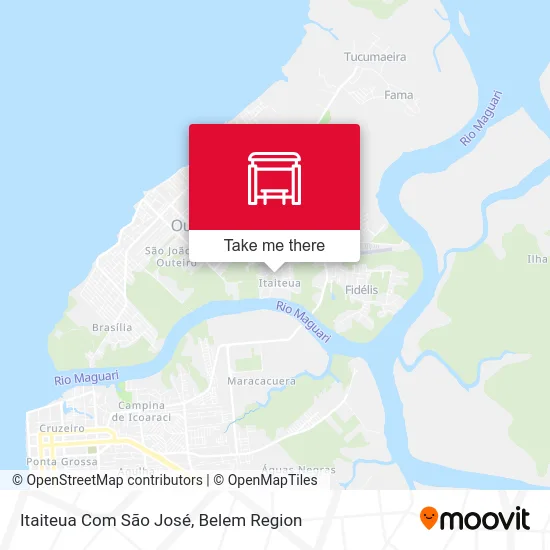 Itaiteua Com São José map