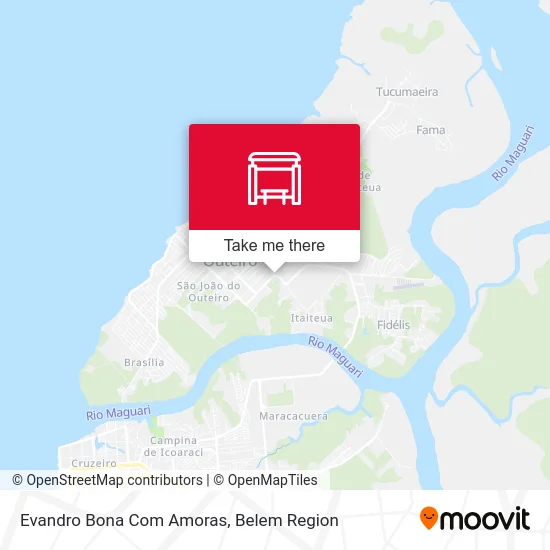 Evandro Bona Com Amoras map