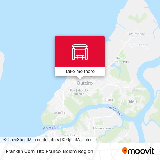 Franklin Com Tito Franco map