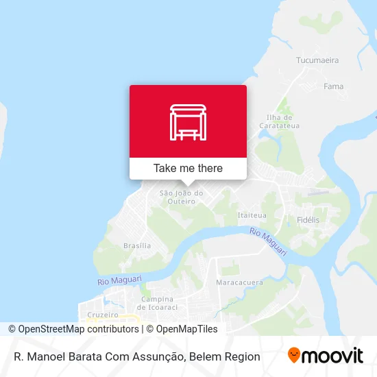 R. Manoel Barata Com Assunção map