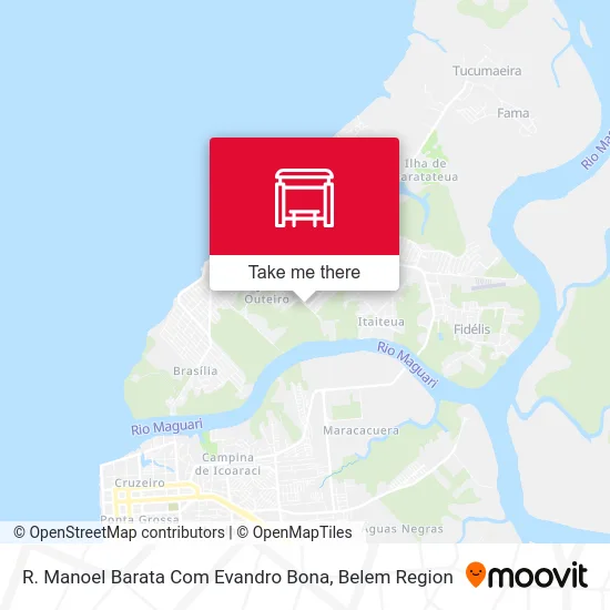 R. Manoel Barata Com Evandro Bona map