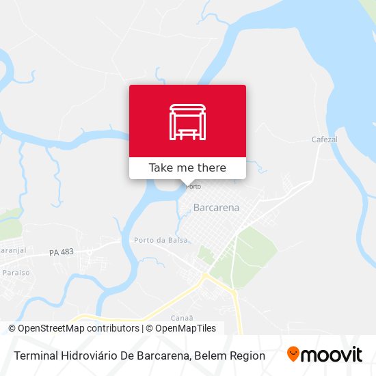 Mapa Terminal Hidroviário De Barcarena