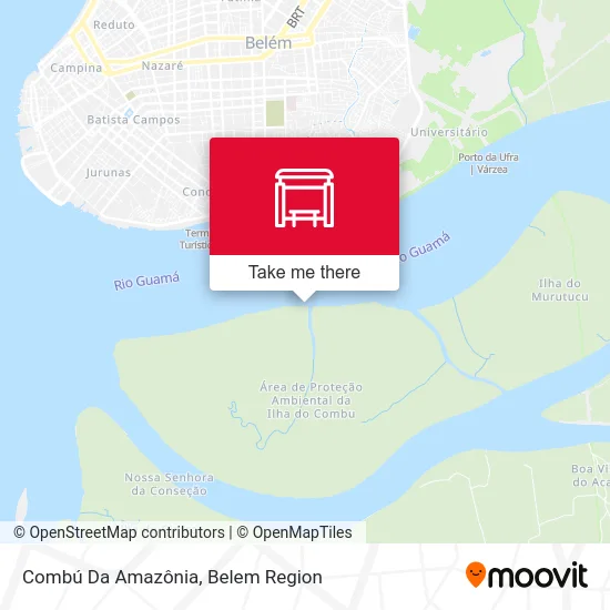 Combú Da Amazônia map