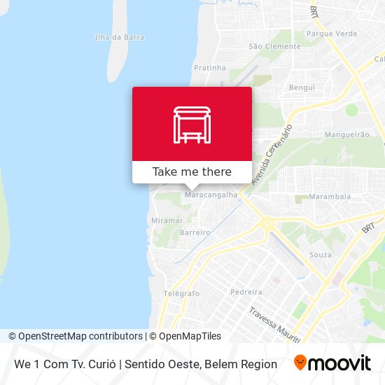 We 1 Com Tv. Curió | Sentido Oeste map