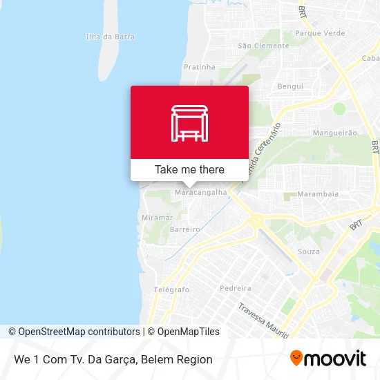 We 1 Com Tv. Da Garça map