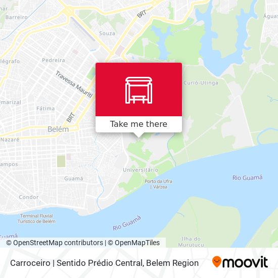 Carroceiro | Sentido Prédio Central map