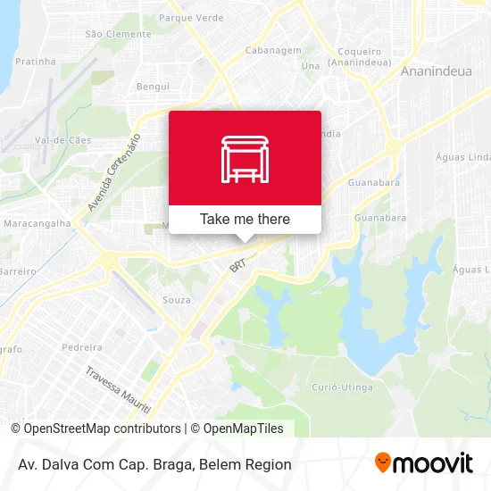 Av. Dalva Com Cap. Braga map