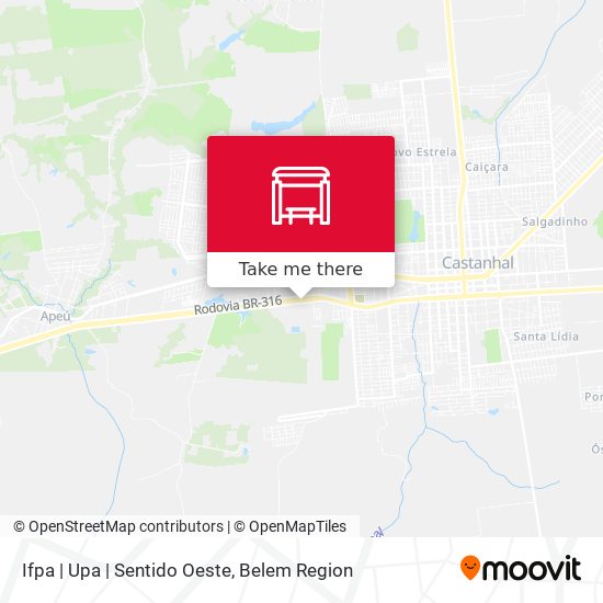 Ifpa | Upa | Sentido Oeste map