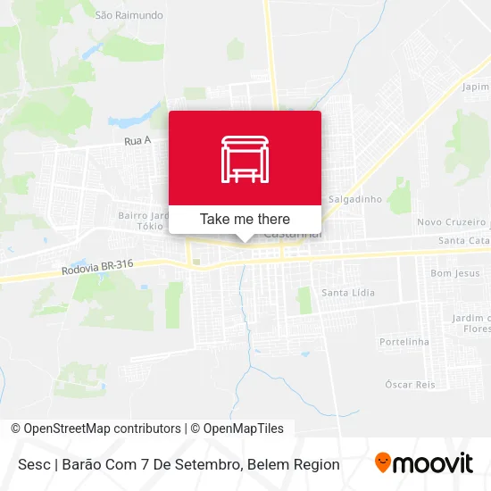 Sesc | Barão Com 7 De Setembro map