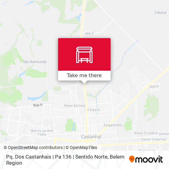 Pq. Dos Castanhais | Pa 136 | Sentido Norte map