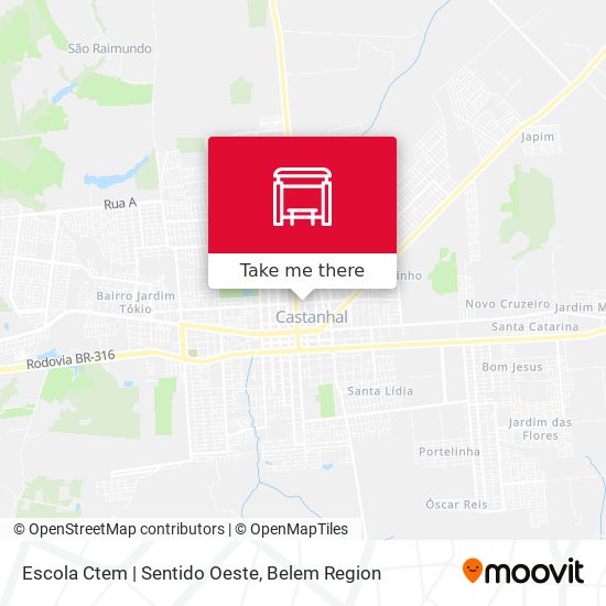 Escola Ctem | Sentido Oeste map