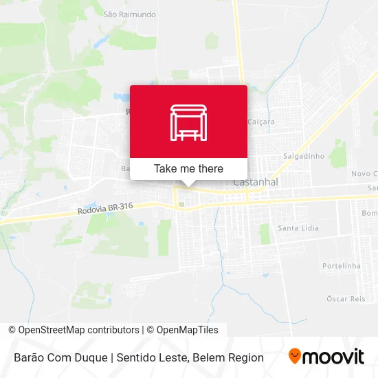 Barão Com Duque | Sentido Leste map