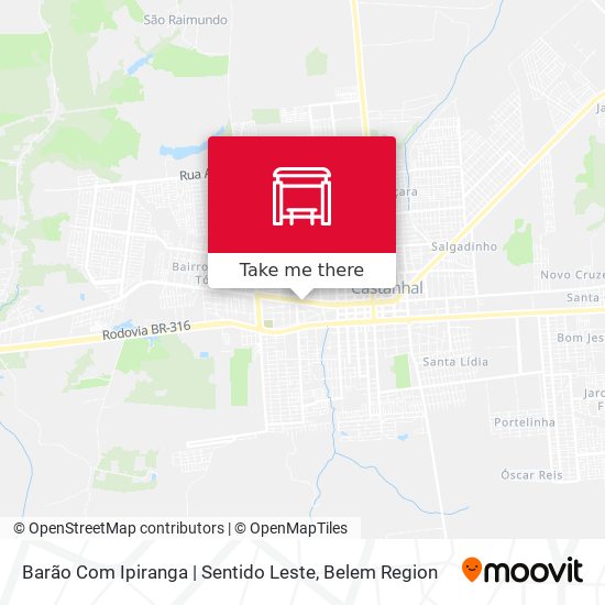 Barão Com Ipiranga | Sentido Leste map