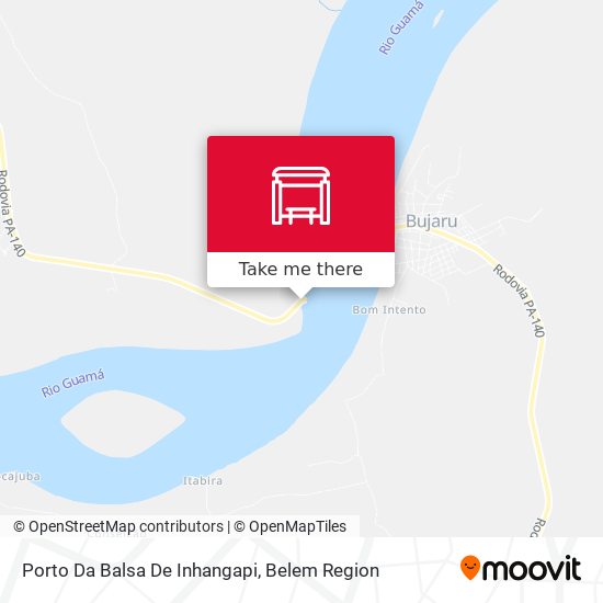 Porto Da Balsa De Inhangapi map