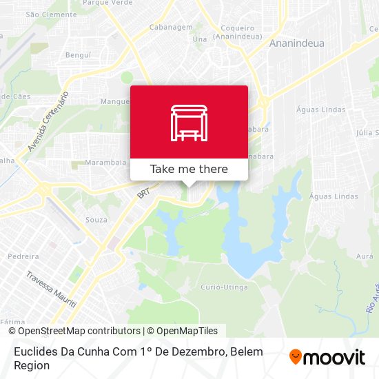 Euclides Da Cunha Com 1º De Dezembro map