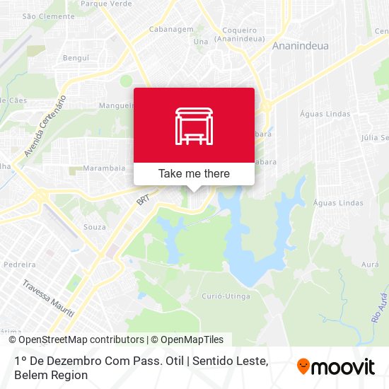 1º De Dezembro Com Pass. Otil | Sentido Leste map