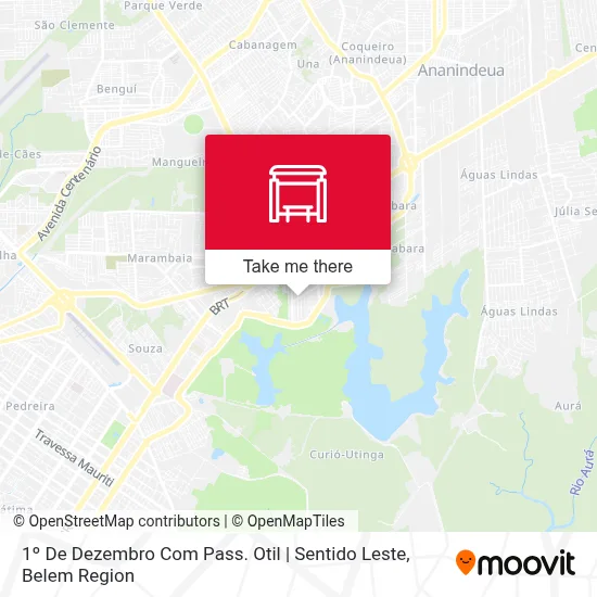 1º De Dezembro Com Pass. Otil | Sentido Leste map