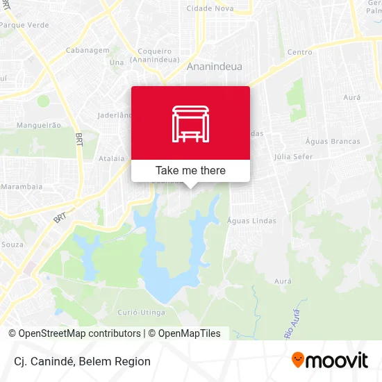 Cj. Canindé map