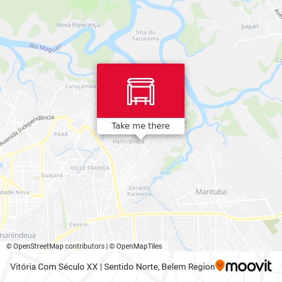 Vitória Com Século XX | Sentido Norte map