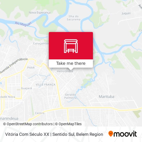 Vitória Com Século XX | Sentido Sul map