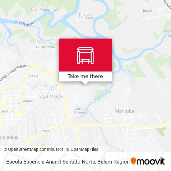Escola Essência Anani | Sentido Norte map