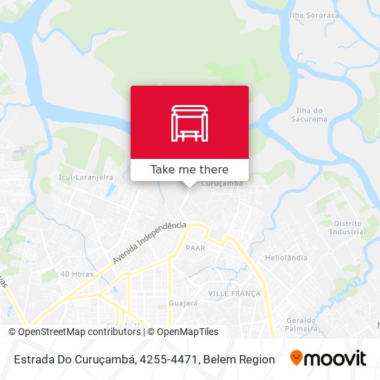 Estrada Do Curuçambá, 4255-4471 map