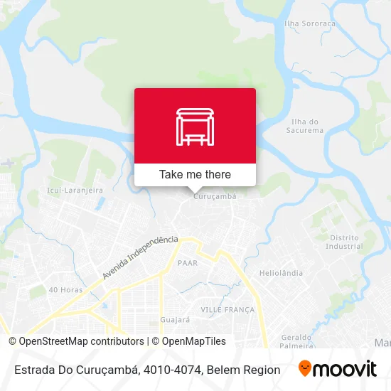Estrada Do Curuçambá, 4010-4074 map