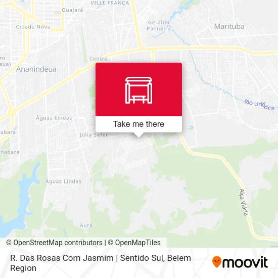 R. Das Rosas Com Jasmim | Sentido Sul map