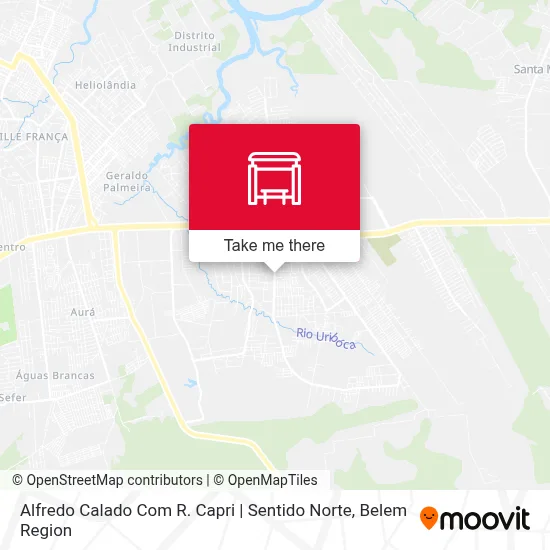 Alfredo Calado Com R. Capri | Sentido Norte map