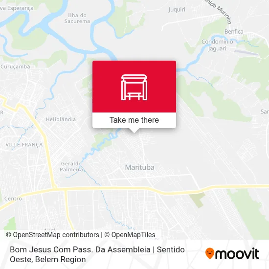 Bom Jesus Com Pass. Da Assembleia | Sentido Oeste map