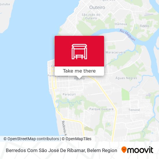 Berredos Com São José De Ribamar map