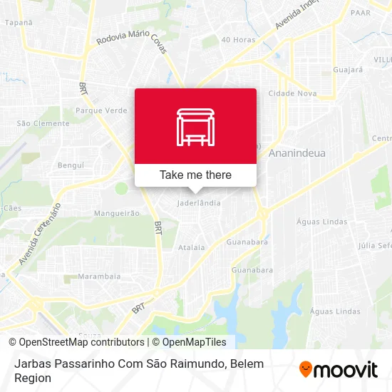 Jarbas Passarinho Com São Raimundo map