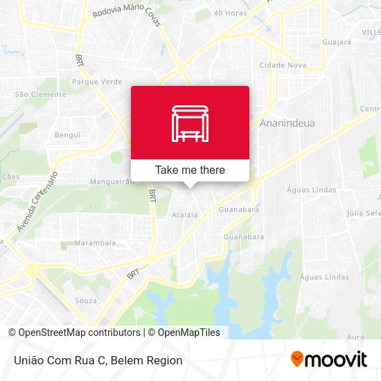 União Com Rua C map