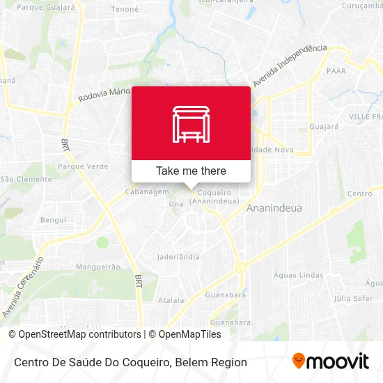 Centro De Saúde Do Coqueiro map