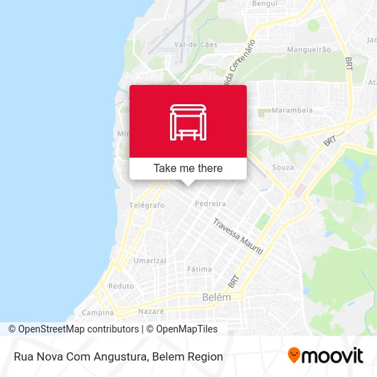 Rua Nova Com Angustura map
