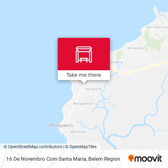 16 De Novembro Com Santa Maria map