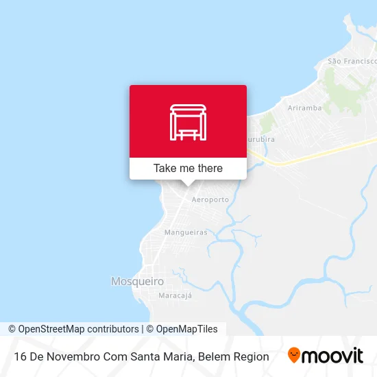 16 De Novembro Com Santa Maria map