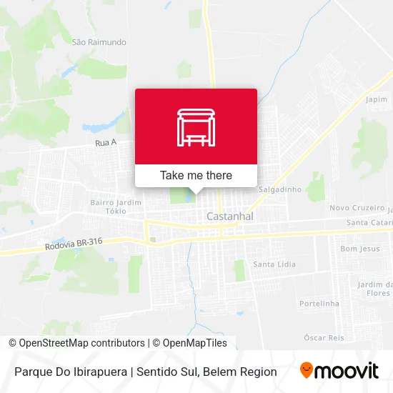 Parque Do Ibirapuera | Sentido Sul map