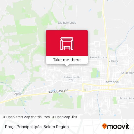 Praça Principal Ipês map