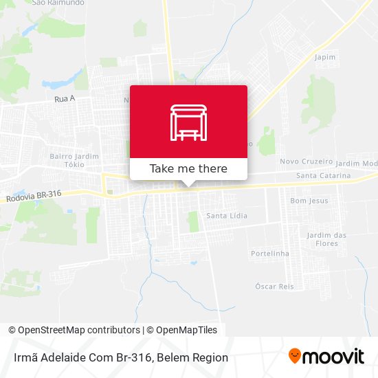 Irmã Adelaide Com Br-316 map