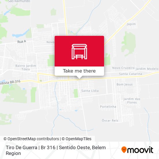 Tiro De Guerra | Br 316 | Sentido Oeste map